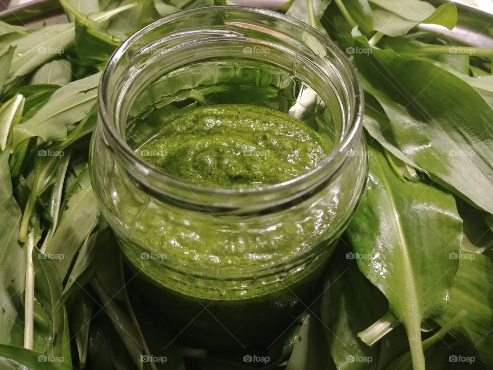 Bärlauch Frühling Frühjahr Frühstück breakfast grün green Blätter Garlic Knoffi lecker delicious