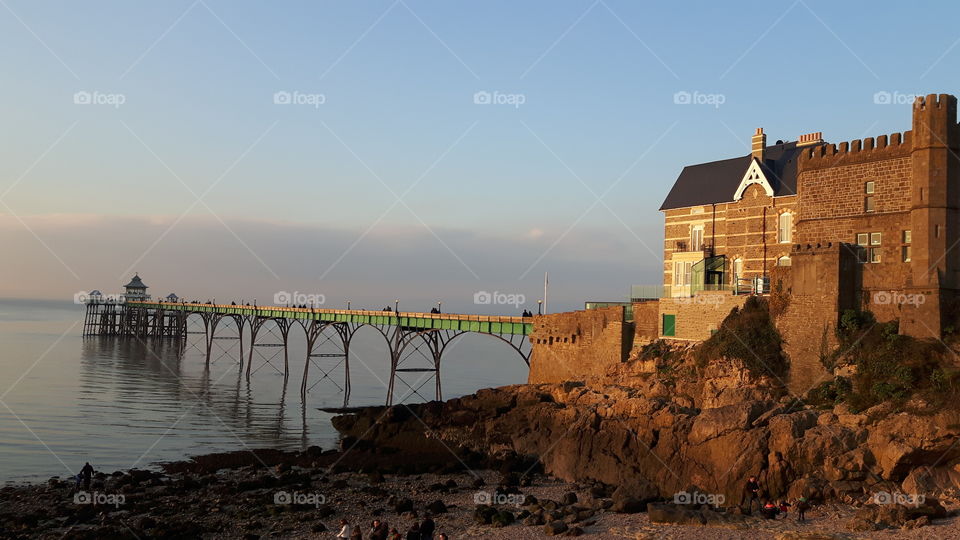 Old castle at seaside