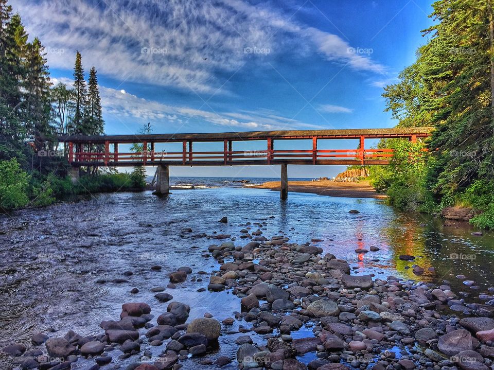 Poplar river. Took this when we stayed at the Lutsen Resort on Lake Superior. 