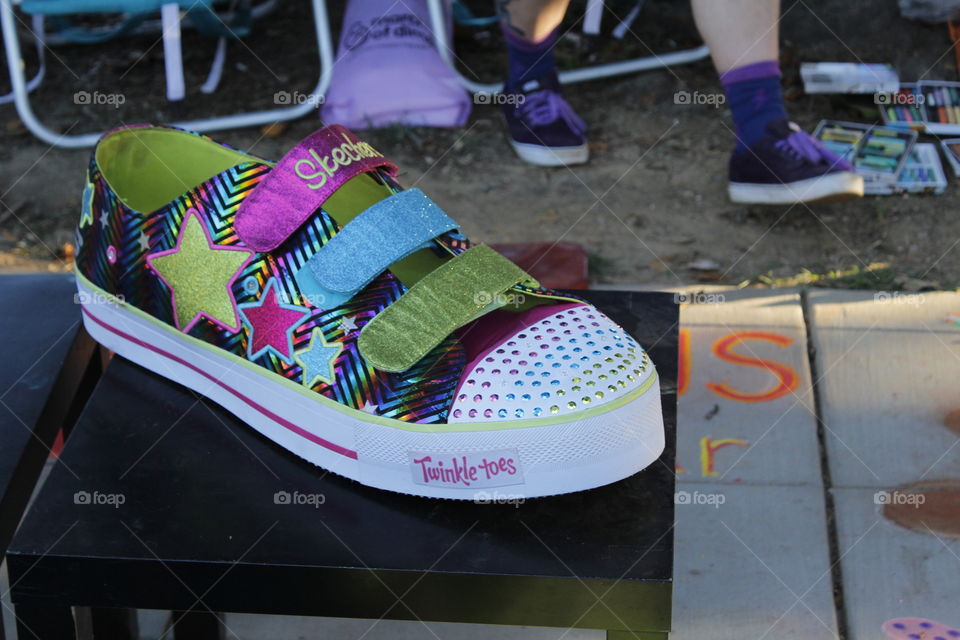 big star sparkle shoe