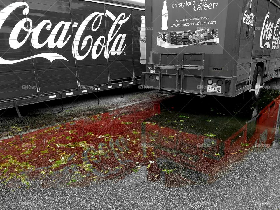 coca cola color reflections