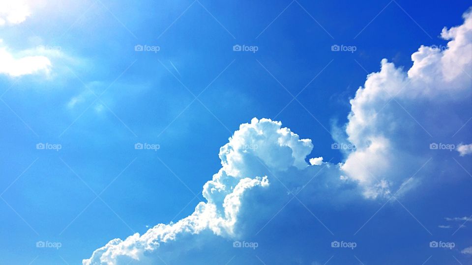 Dramatic clouds in the sky