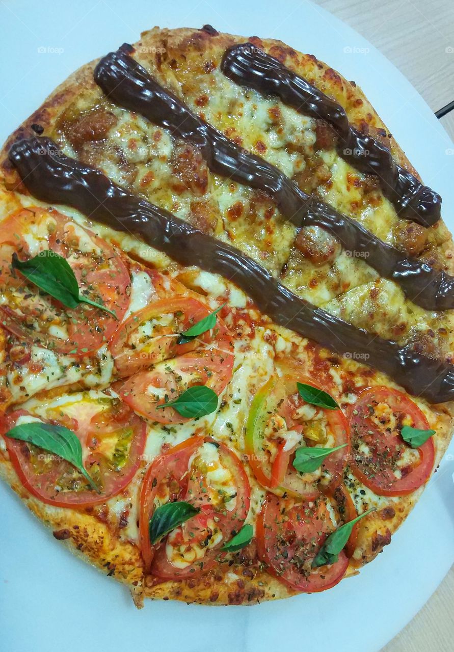 pizza marguerita banana