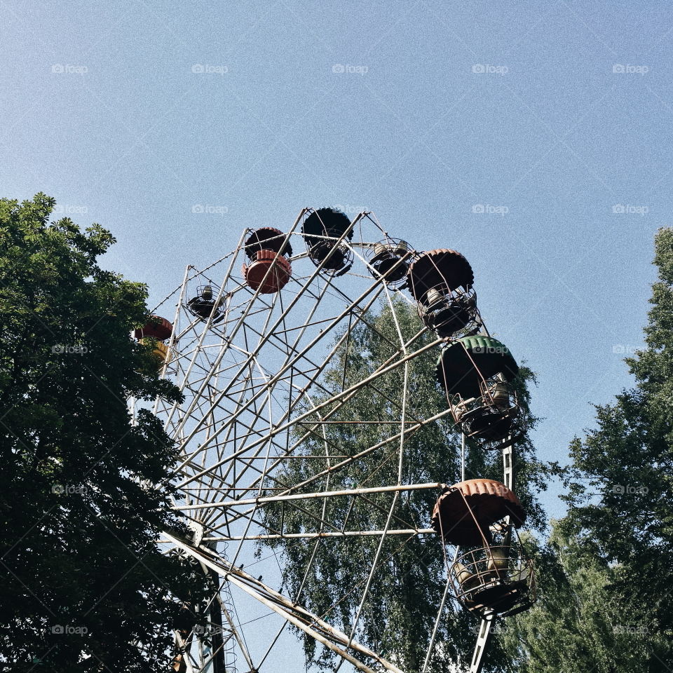 old carousel in the park