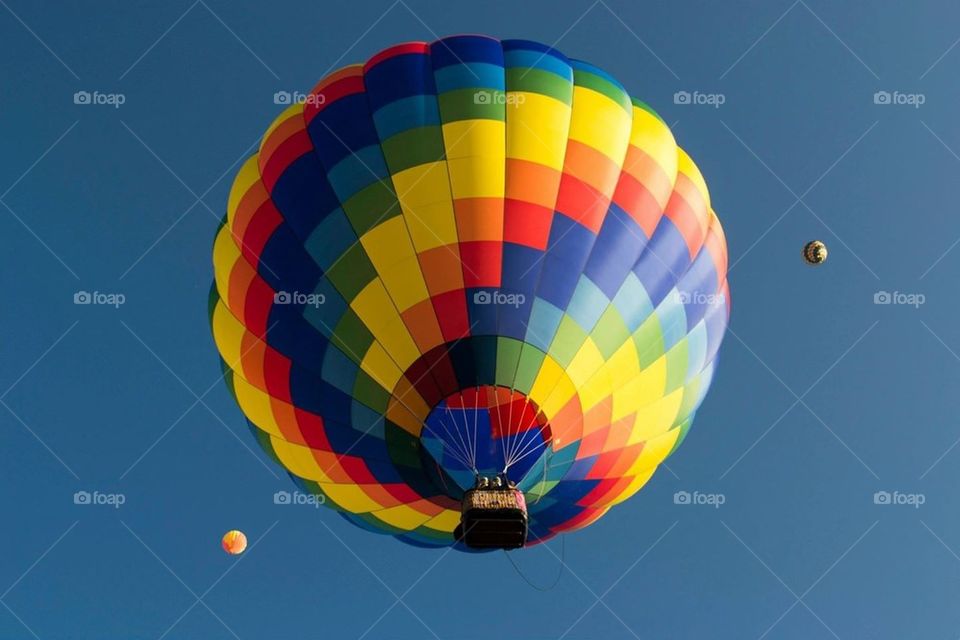 Hot air balloon. 