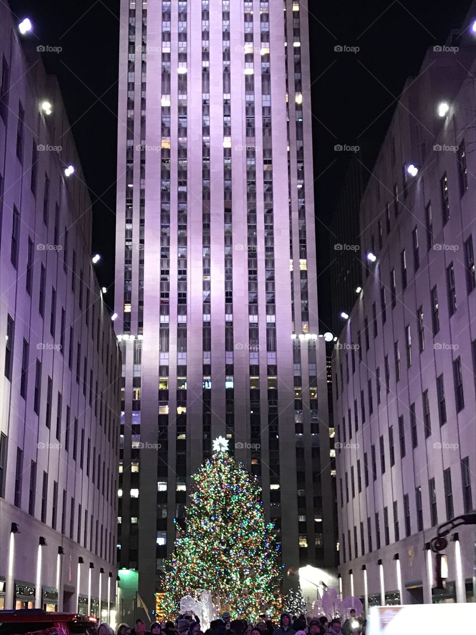 Manhattan Rockefeller Center Christmas Tree 
