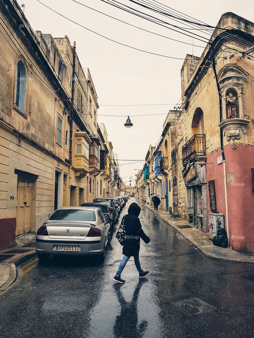 Light rain in Malta