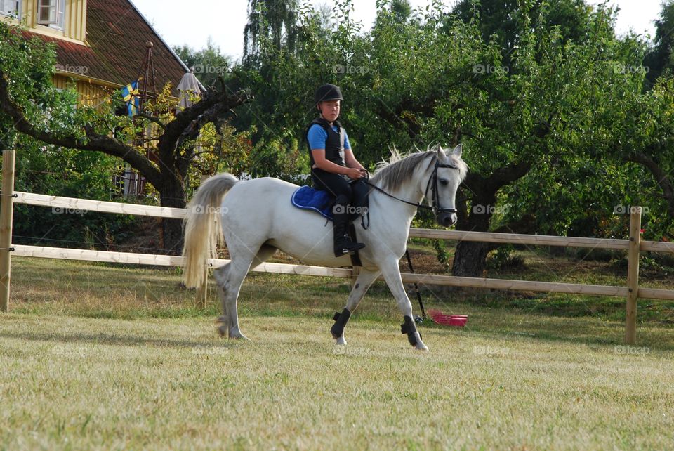 Horse riding