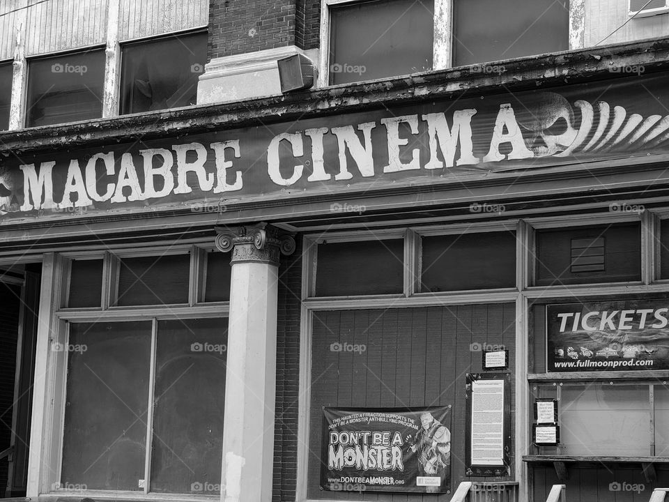 An interesting theater promises to cater to a specific genre of macabre celluloid