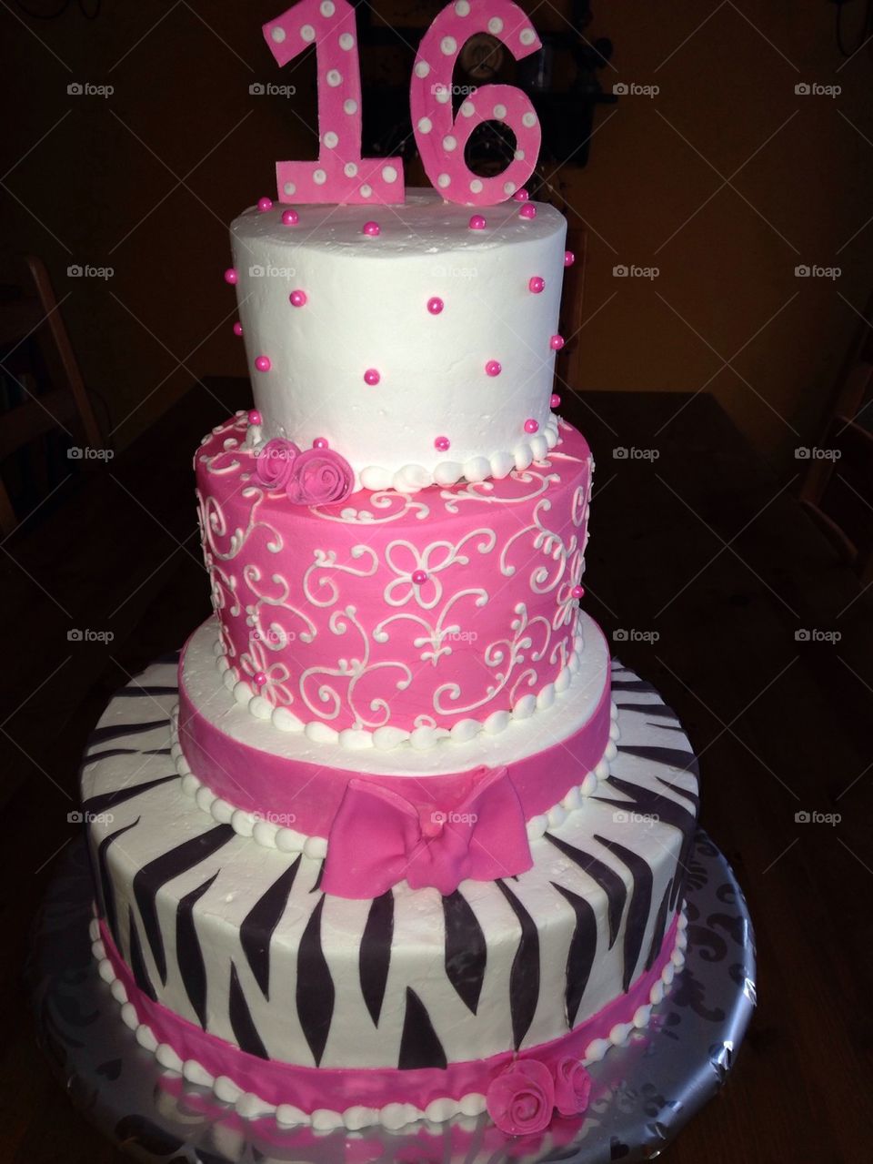 Foapcom Sweet 16 Birthday Cake Stock Photo By Samanthabrown94651