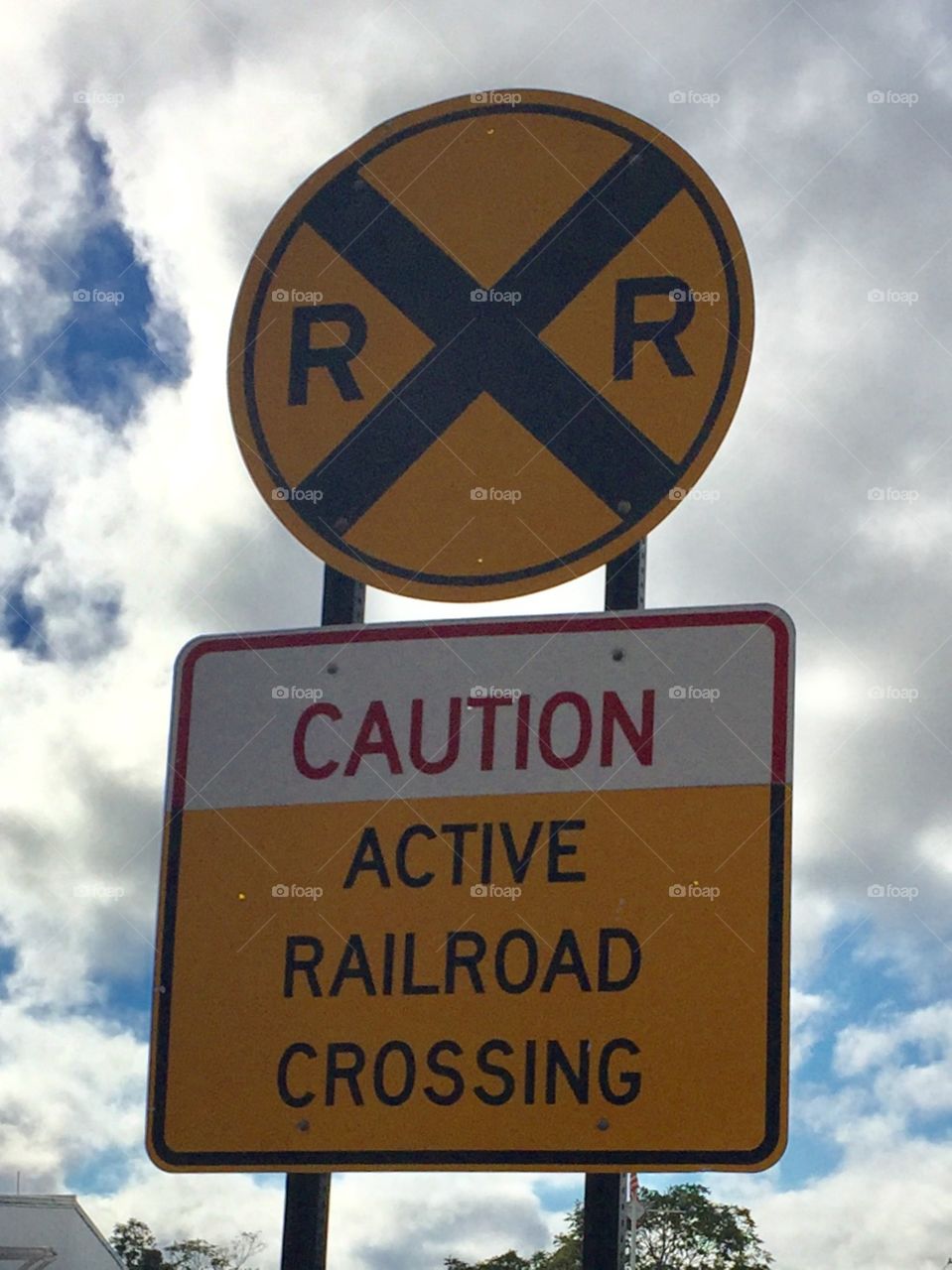 Train tracks ahead