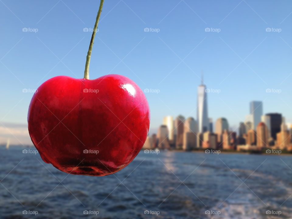 Strawberry across Manhattan . Strawberry across Manhattan 