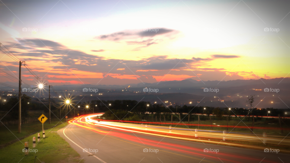 golden of lights, night colour