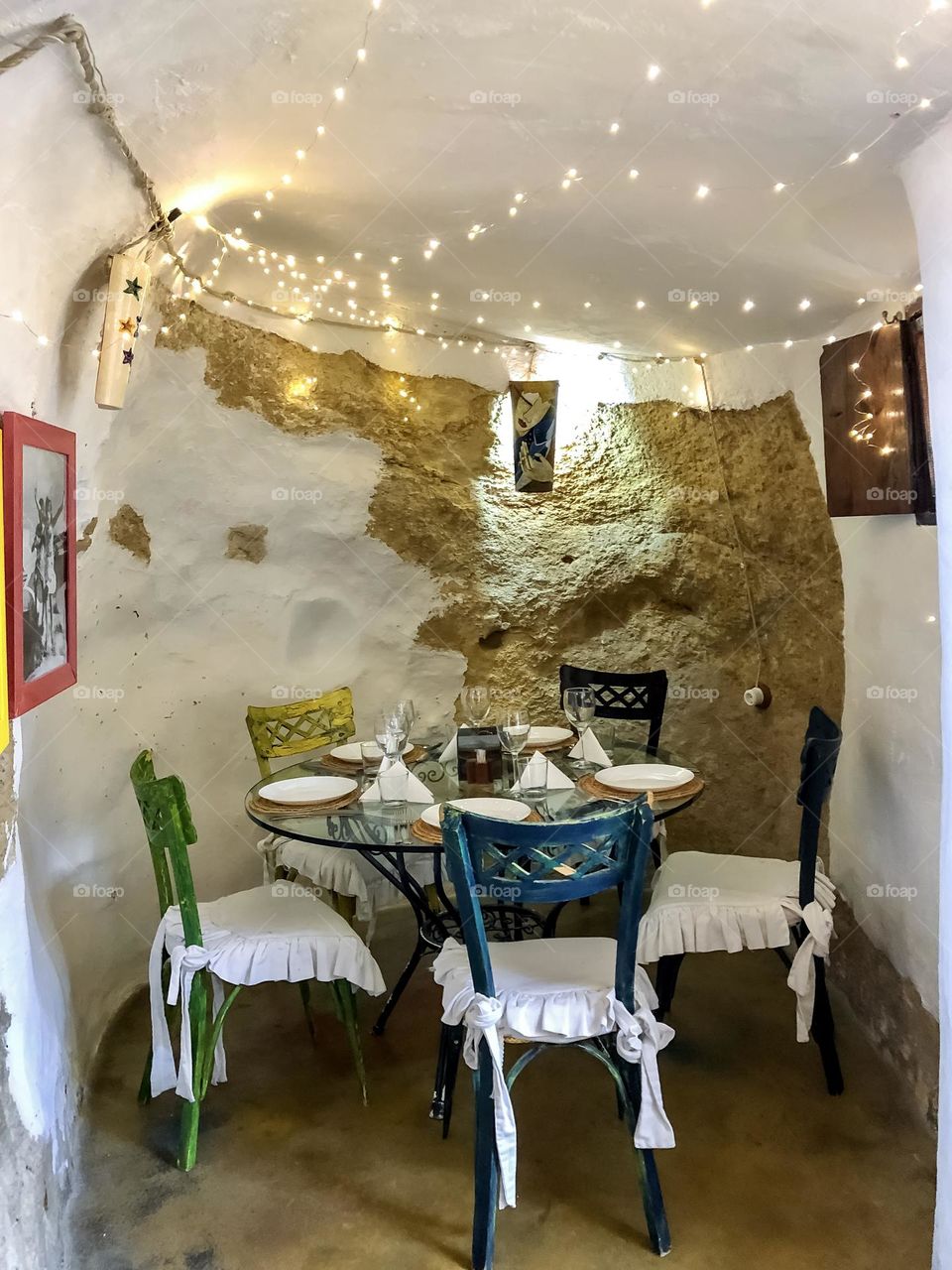 A cafe in a cave 