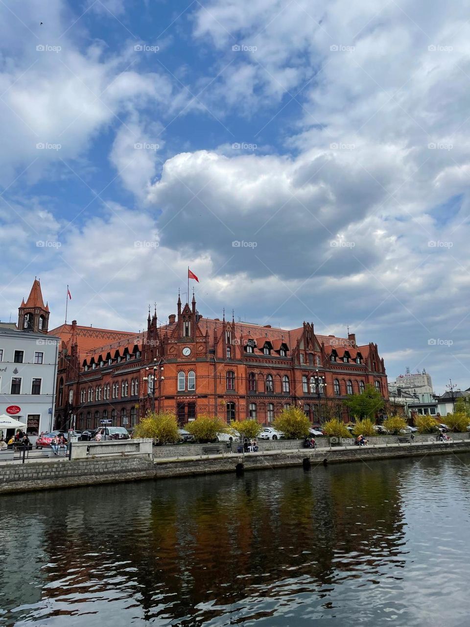 beautiful view on a city