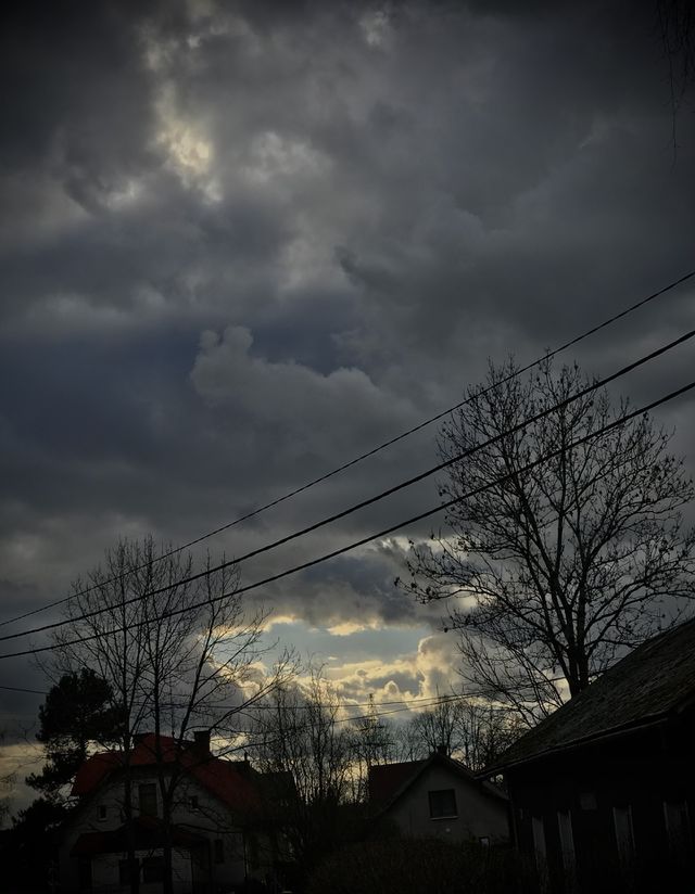 Golden hole in the sky