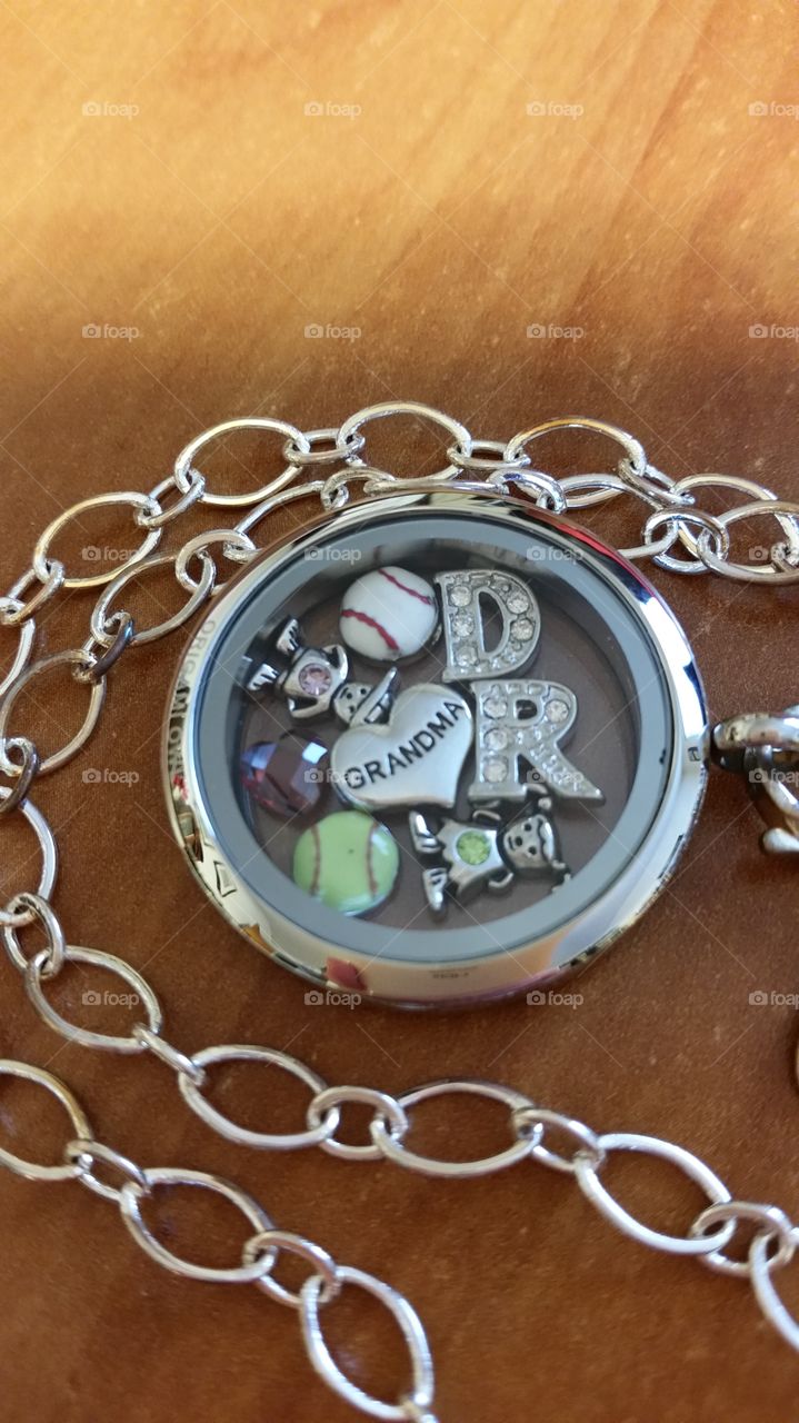 Grandma's Pendant . Pendant for Baseball Grandma 