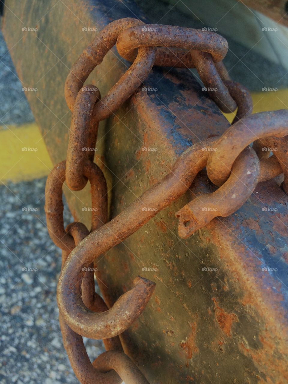 Rusted chains