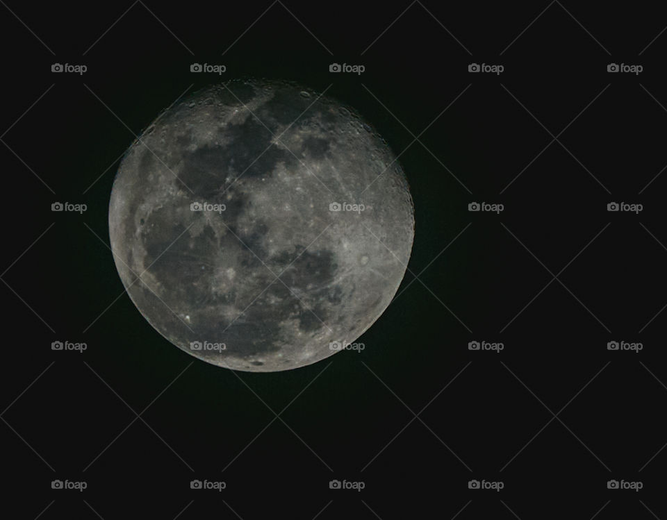 Full moon- closeup  shot