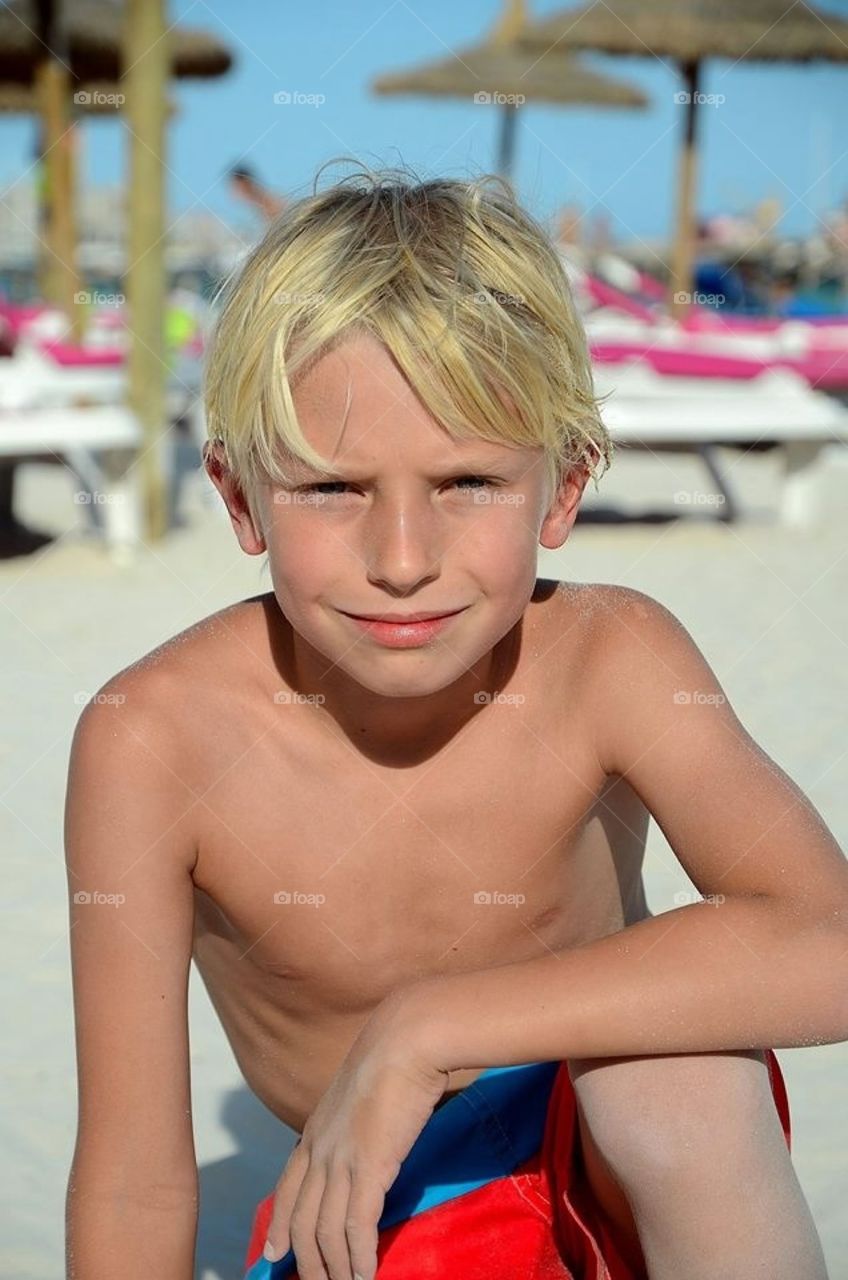 Portrait beachboy