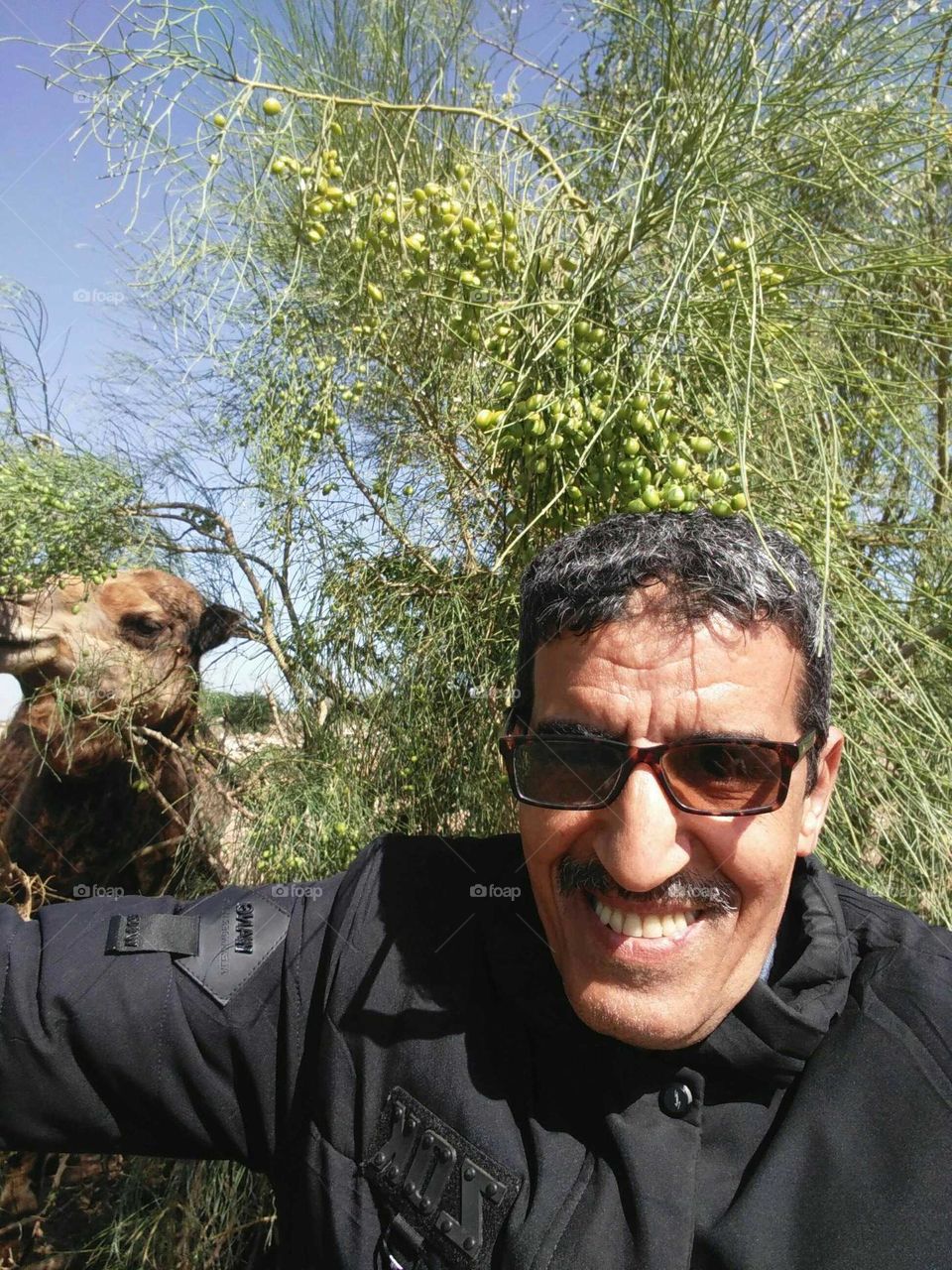 Selfie with my camel