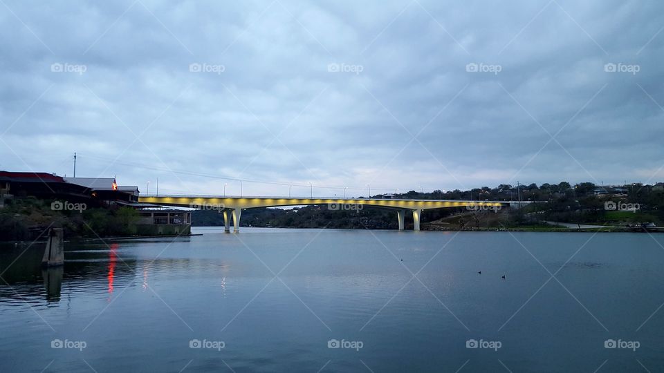 Bridge over Lake Marble Falls Texas