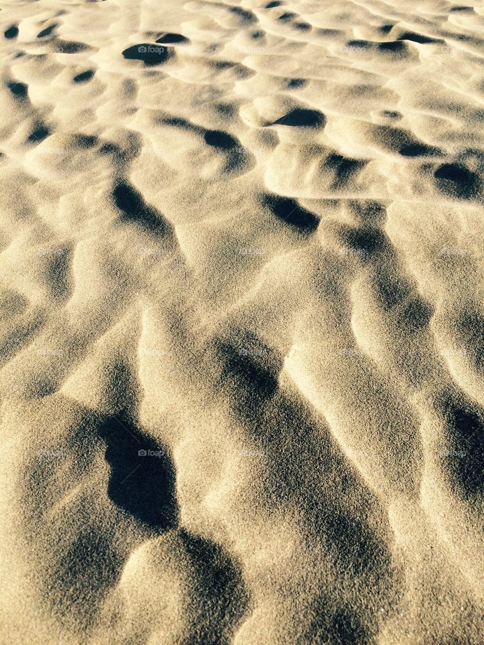 Sunlight on sand