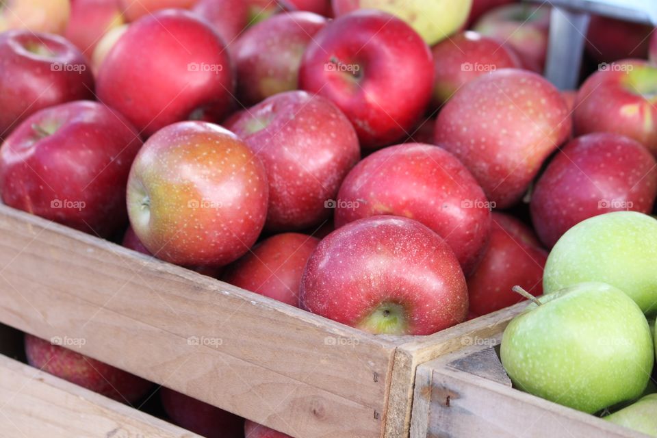 Close-up of red apples