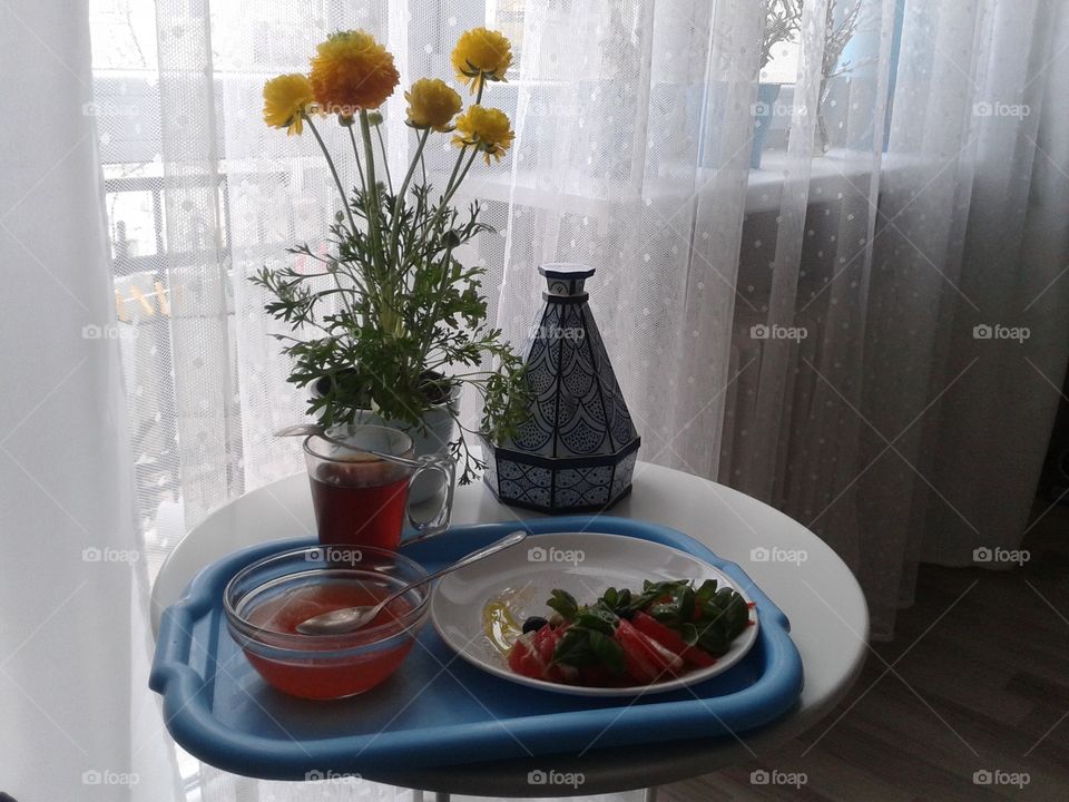 Indoors, No Person, Table, Flower, Vase