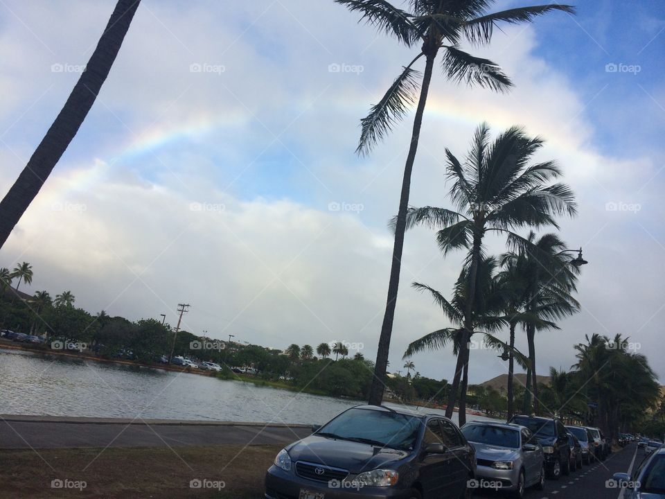 Rainbow . Rainbow at Ala Wai Canal