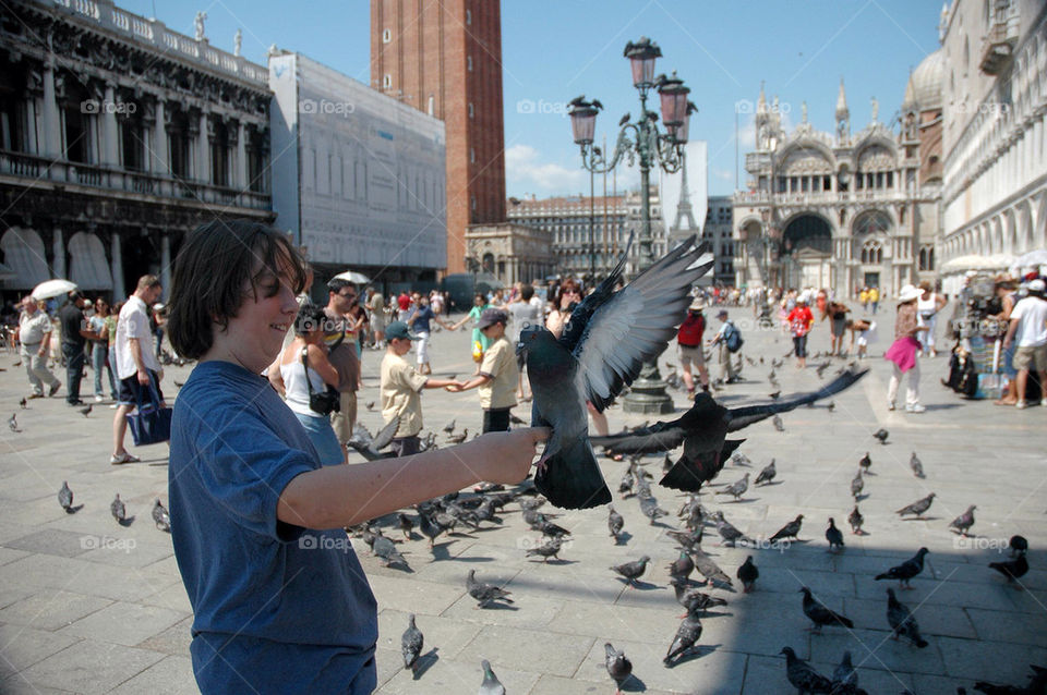 italy people birds park by illusionfactory