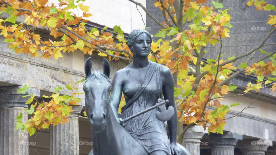 Lady Warrior Sculpture