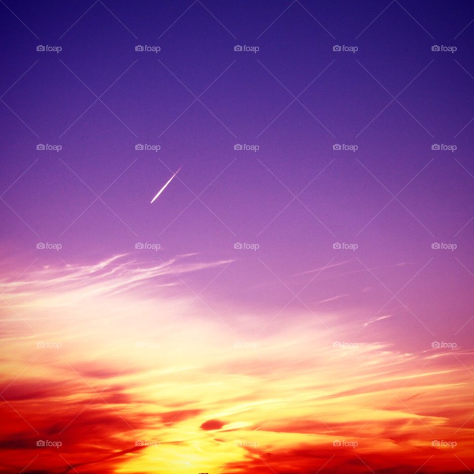 Sky
Sunset
Plane
Chemtrails
Pink
Purple
Travel