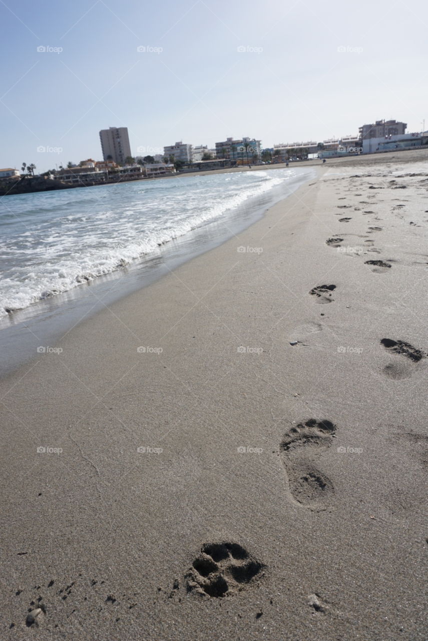 Beach#sea#sand#feet