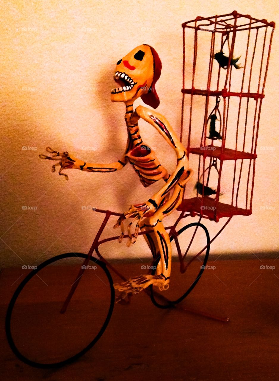 Day of the dead sculpture