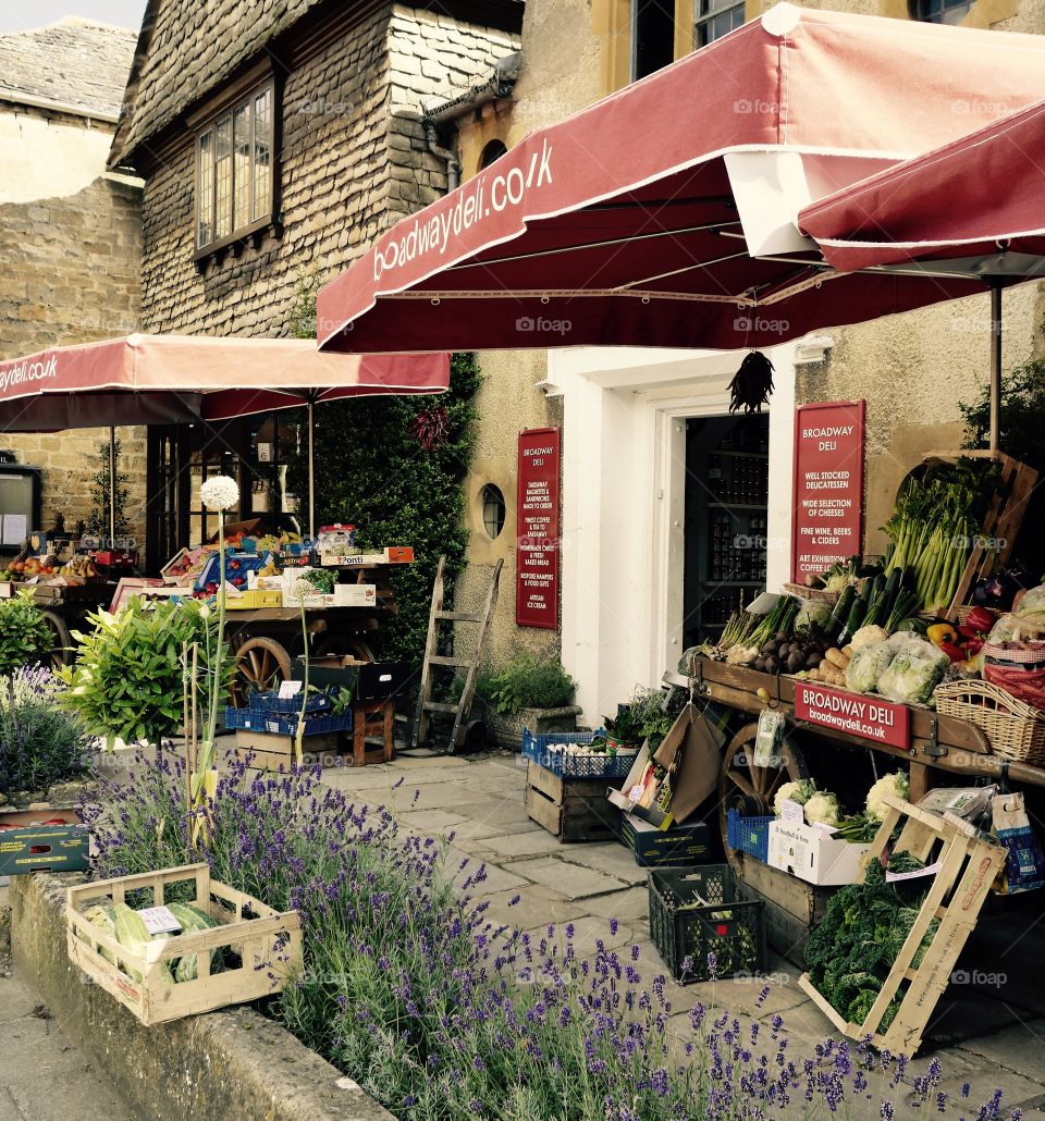 Market. Food market