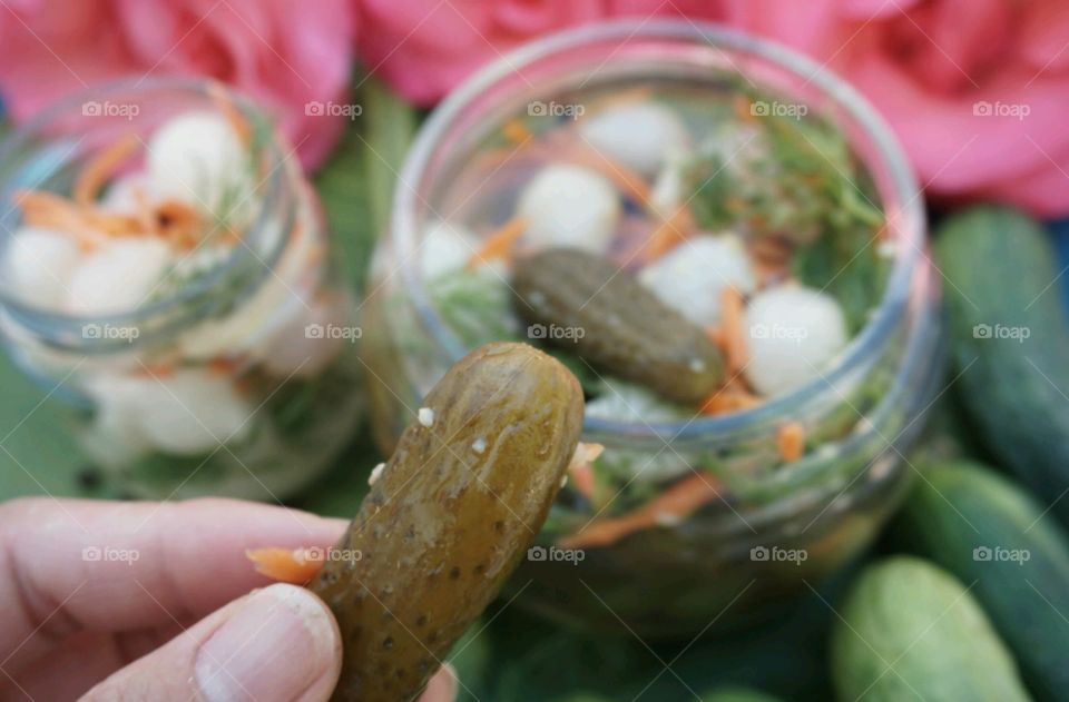 Homemade Pickles  - cucumber