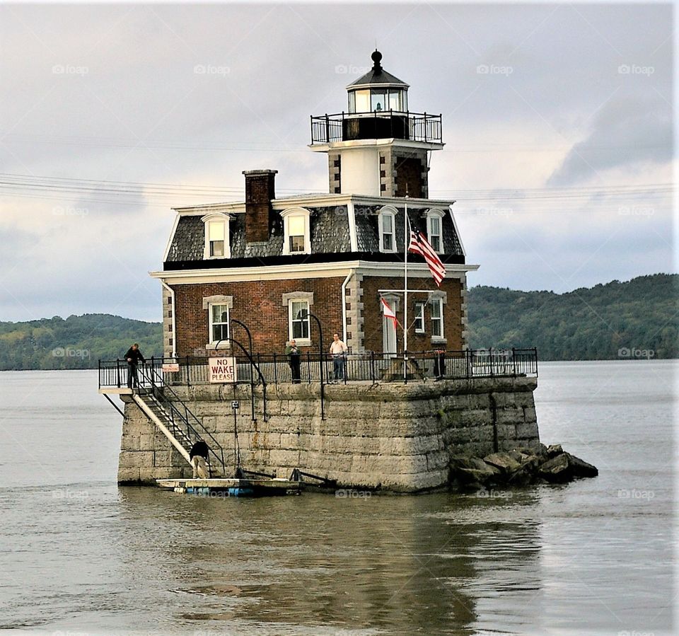 Hudson River….  Hudson/Athens Lighthouse NY