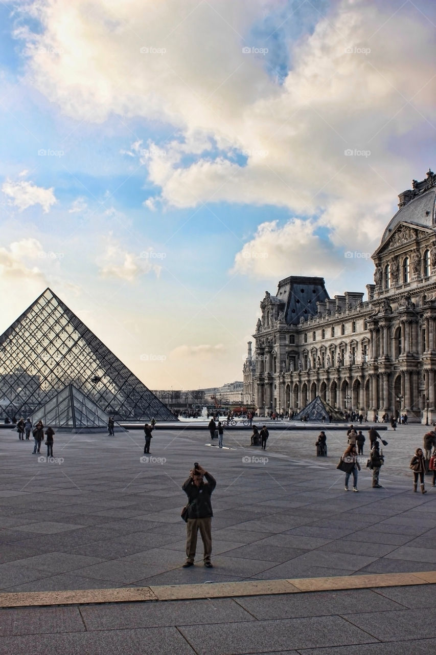 Louvre Pyramid, Paris