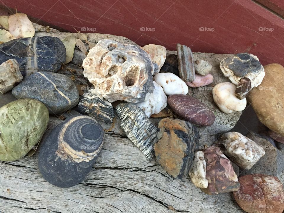 Beautiful stone collection