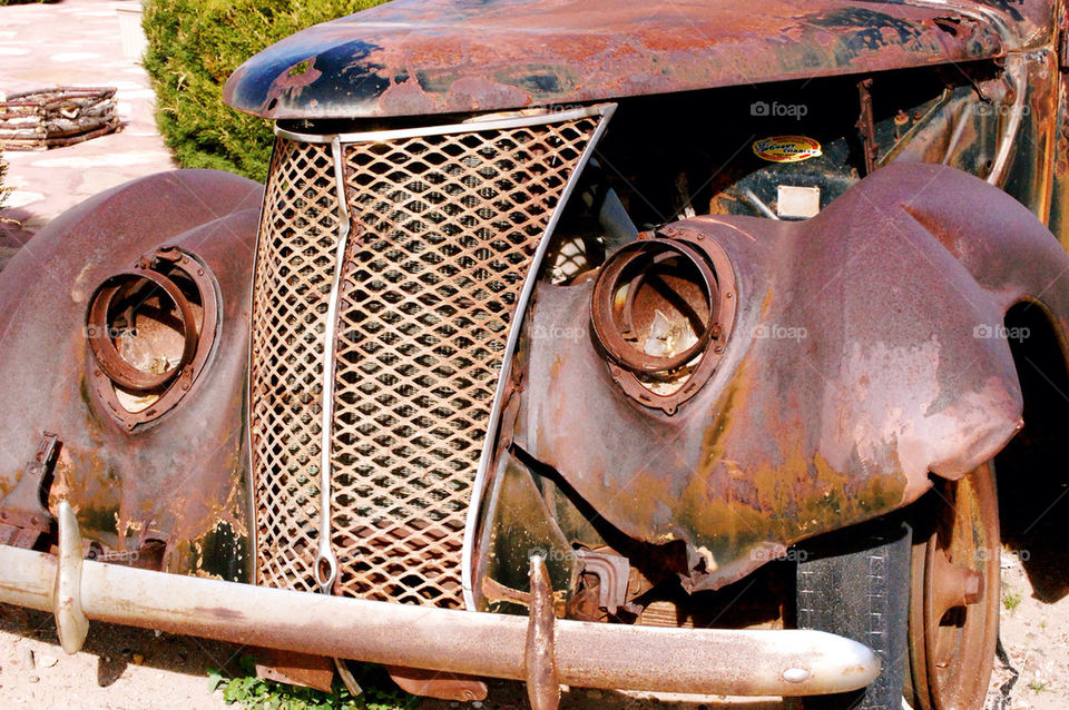 car antique holbrook arizona by refocusphoto