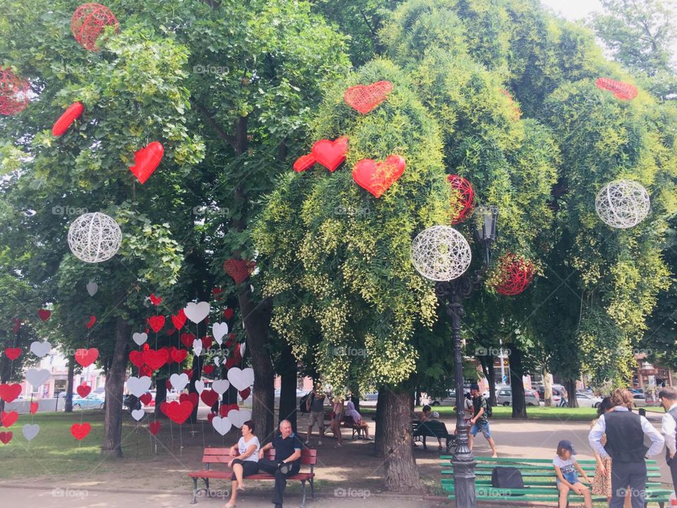 Вся Соборная площадь в сердцах 