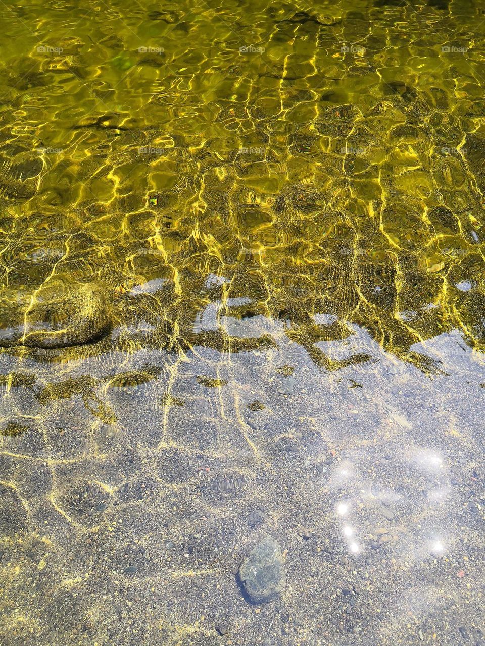 Beautiful Color of clear water.