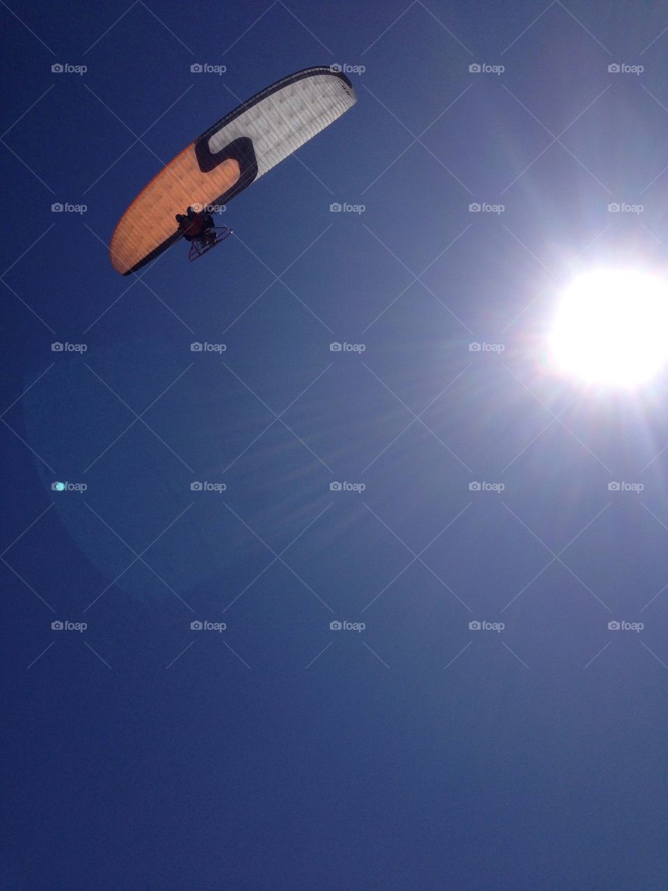 Propeller driven kite. Florida