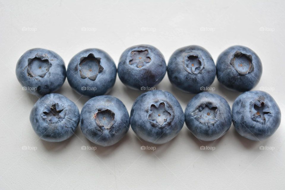 blueberries round beautiful texture background, healthy tasty food