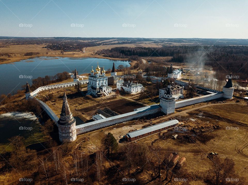 С высоты полёта квадрокоптера