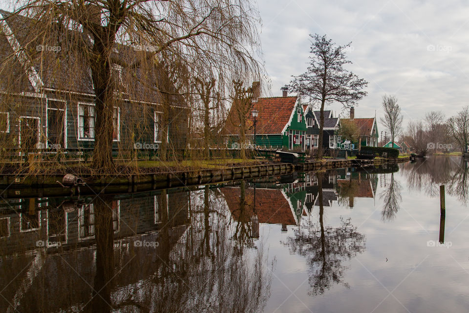zansee schans village in Netherlands