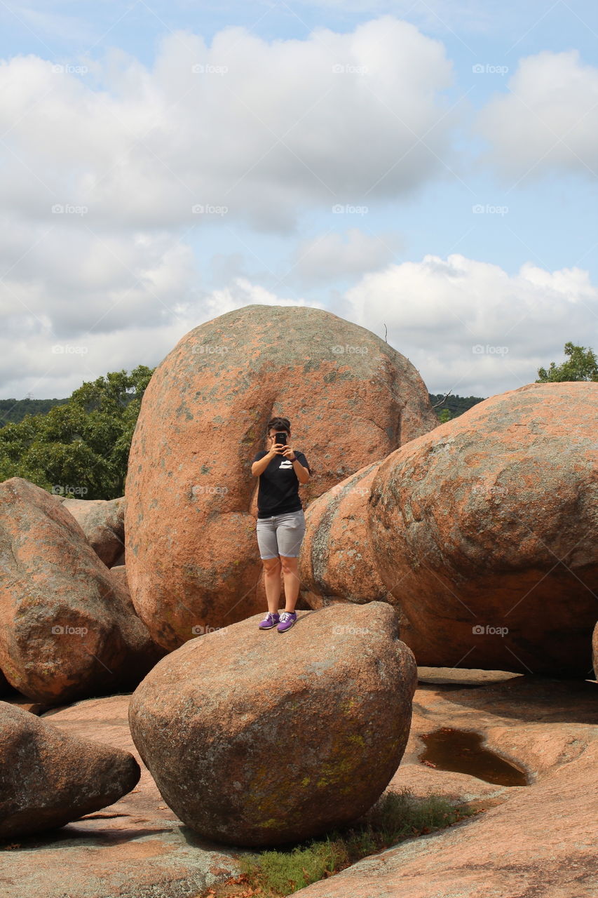 hiking in the summer
