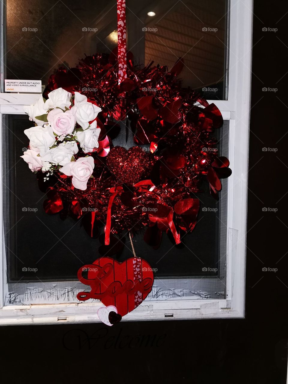 Valentine’s Day wreath 