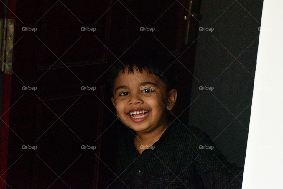 The most precious sight, the smile of a child